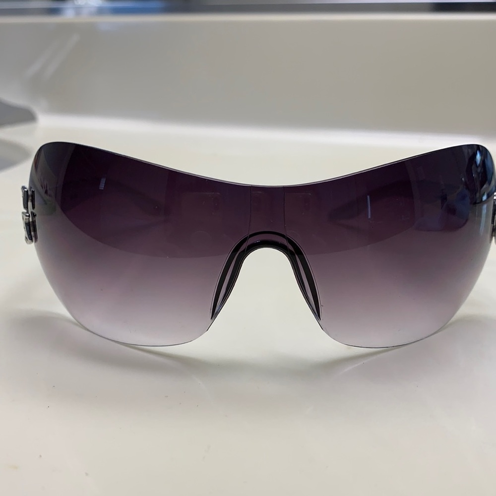Guess white sunglasses